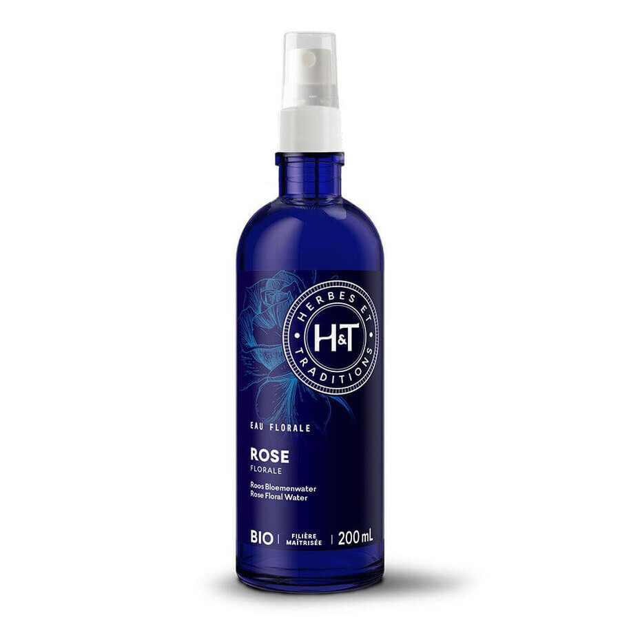 Herbes et Traditions Rosenblütenwasser Bio Spray 200 ml