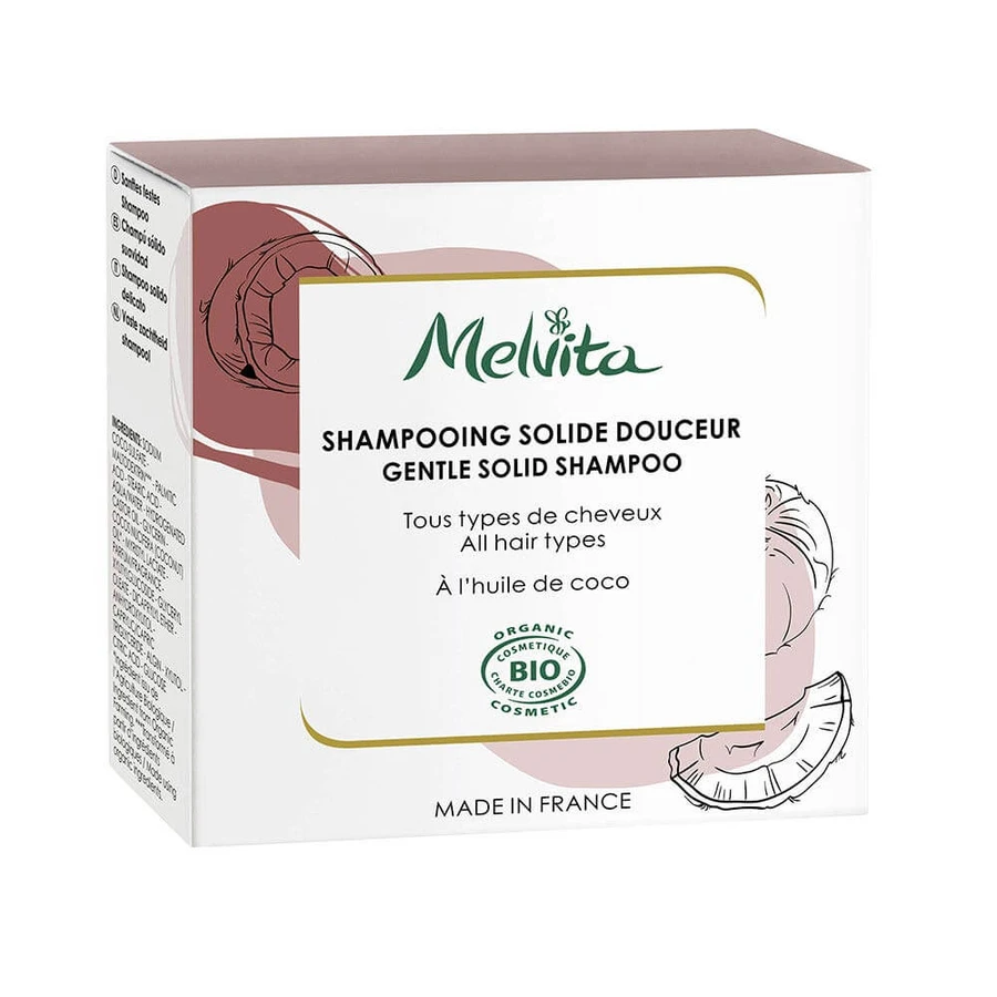 Melvita Shampooing doux bio solide 55g