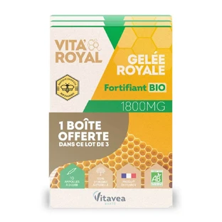 Vitavea Santé Vita'Royal Bio-Gelee Royal Fortifiant 3x10 Fläschchen