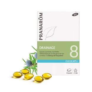 Pranarôm Oléocaps N°8 Bio Drenaje 30 Oleocaps+ Cápsulas