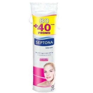 Cleansing pads, 120 pieces, Septona
