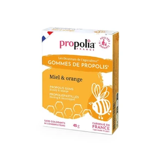 Propolia Gommes De Propolis Miel Et Orange 45g