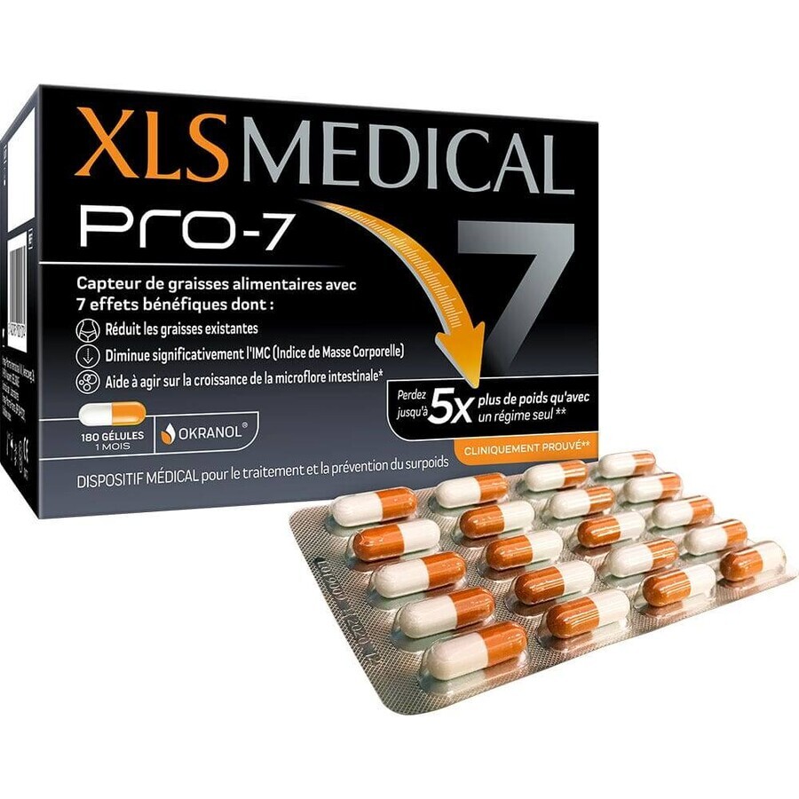 Xl-S Médical Pro 7 - Aide à la Perte de Poids x180 gélules