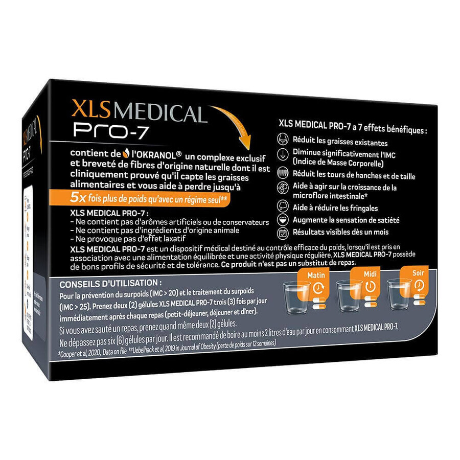 Xl-S Médical Pro 7 - Aide à la Perte de Poids x180 gélules