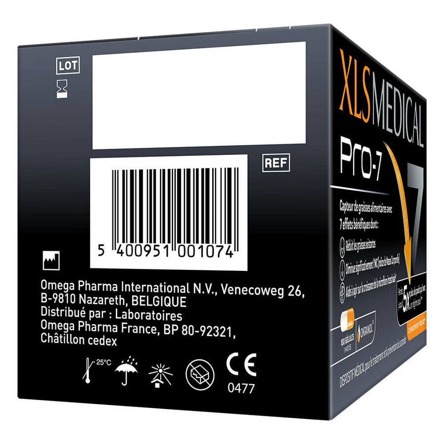 Xl-S Médical Pro 7 - Aide à la Perte de Poids x180 gélules