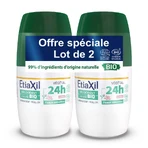 Etiaxil Deodorant Roll-on Antitranspirant Lotus Organic 48H Lot 2x50ml