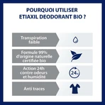 Etiaxil Deodorant Roll-on Antitranspirant Lotus Organic 48H Lot 2x50ml