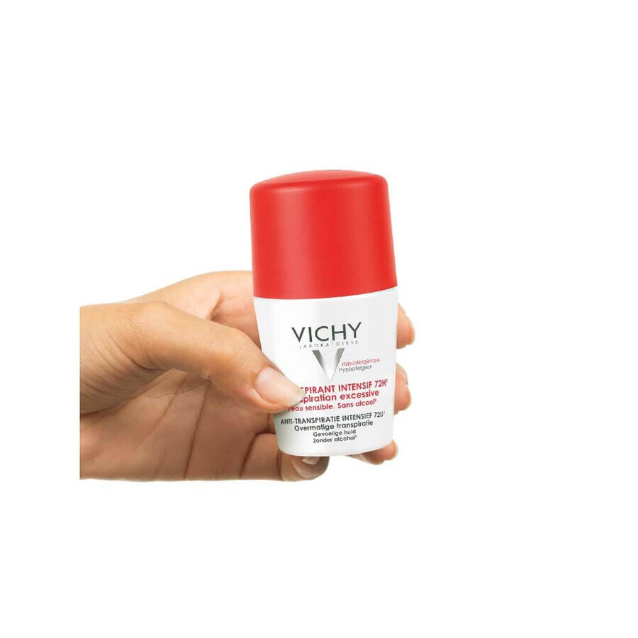 Vichy Deodorant Intensives Antitranspirant 72h Roll-on Empfindliche Haut 50ml