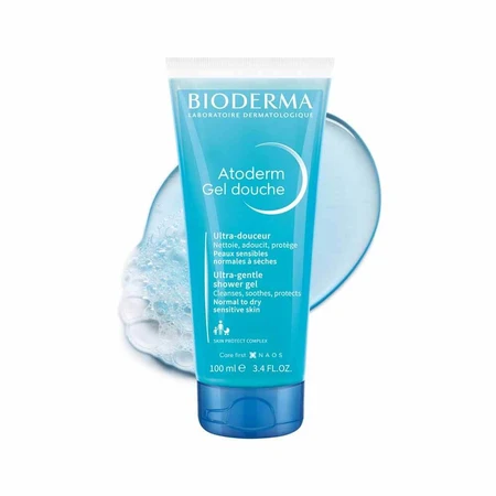 Bioderma Atoderm Gel Limpiador Ultra Suave Piel Sensible Normal a Seca Peaux sensibles 100ml