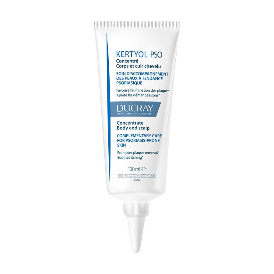 Ducray Kertyol P.S.O Concentrato corpo e cuoio capelluto per pelli psoriasiche 100ml