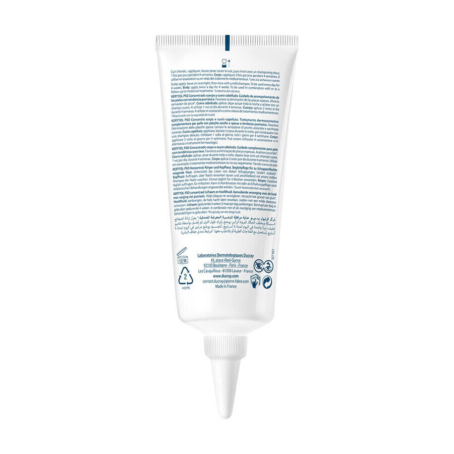 Ducray Kertyol P.S.O Concentrato corpo e cuoio capelluto per pelli psoriasiche 100ml