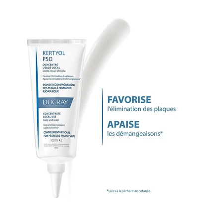 Ducray Kertyol P.S.O Lichaam en Hoofdhuid Concentraat voor de Psoriatische Huid 100ml