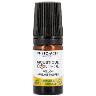 Phyto-Actif Aanbieding Moustique Control Muggen Repellenri Roll-On Kalmerende Bijt Lavendel en Citroengras 8ml