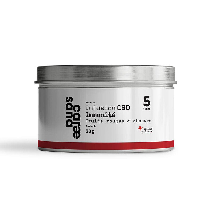 Caraesana CBD Immunea Infuzie de fructe roșii și cânepă 30g