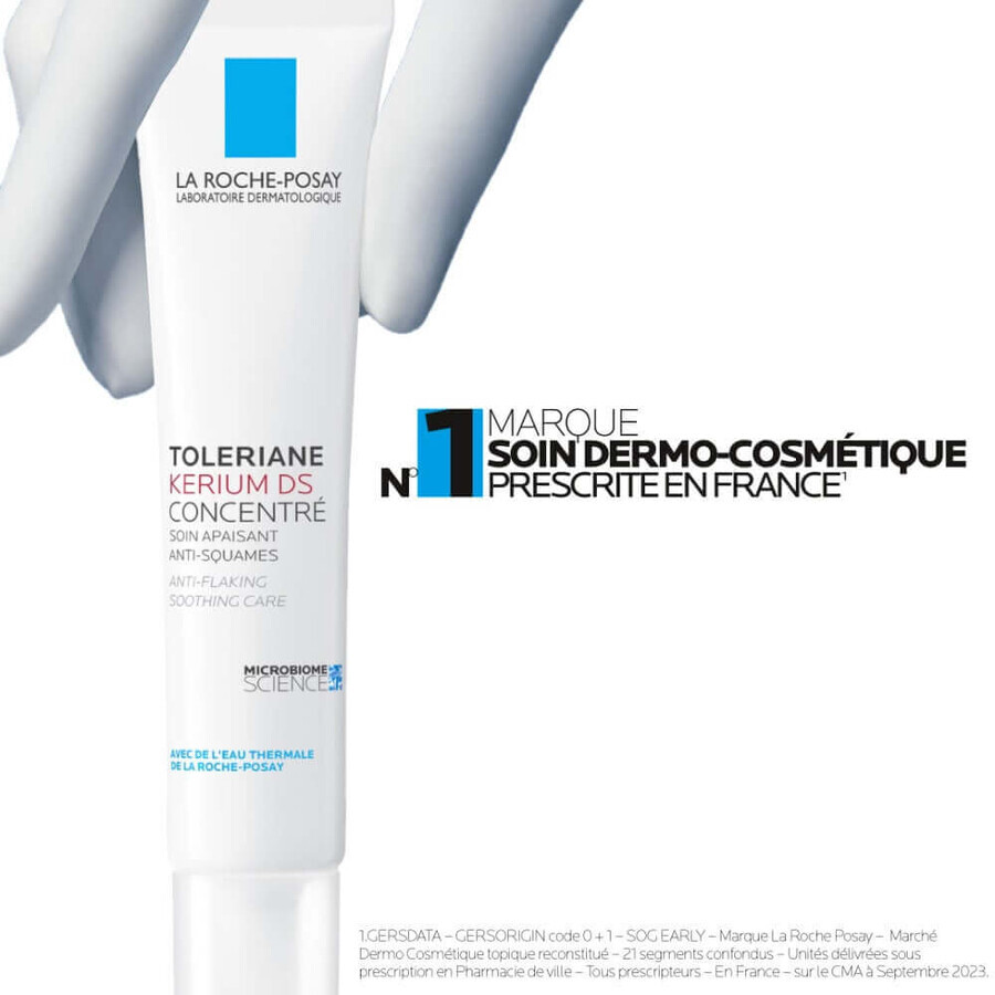 La Roche-Posay Toleriane Kerium DS Concentrato per il trattamento della pelle, lenitivo 40 ml