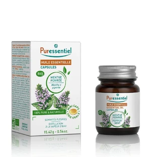 Puressentiel Ätherische Öle Bio Pfefferminz 60 Kapseln