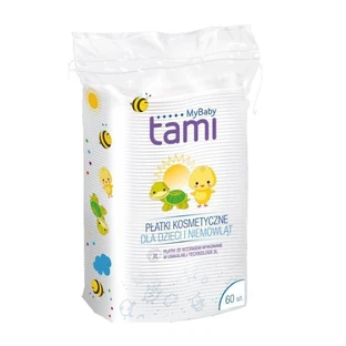 Katoenen wattenschijfjes, 60 stuks, Tami