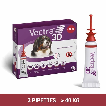 Ceva Vectra Spot-on Solution for Dog > 40 kg 3 pipettes