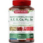 Superdiet Multivitaminici e Minerali A E B Ca Mg Se Difese immunitarie e stanchezza 150 capsule