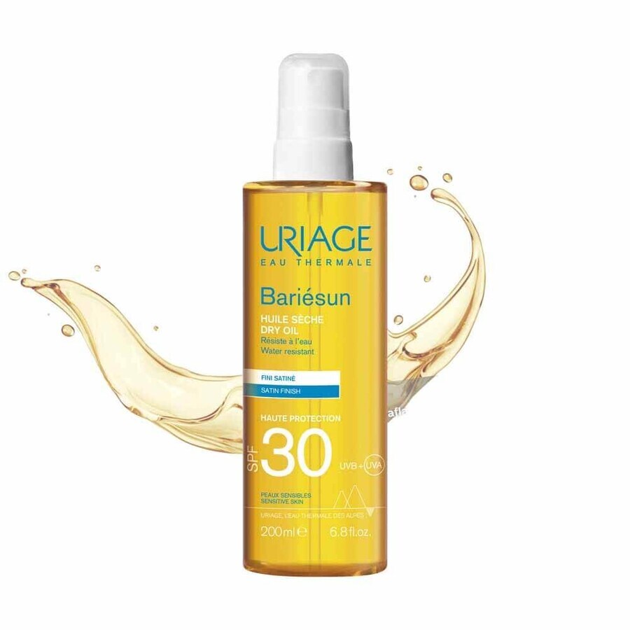 Uriage Bariésun Droge Olie Spf30 voor Gevoelige Huid 200ml