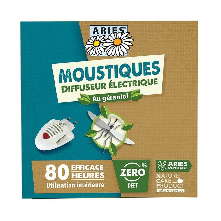 Acquista Aries Repellente elettrico per zanzare + ricarica 10 pastiglie 1 UNITÀ Aries Repellente elettrico per zanzare + ricarica 10 pastiglie 1 UNITÀ