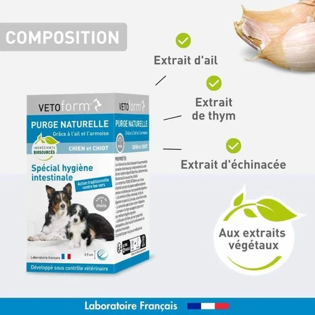 Vetoform Chien Purge Chiot 50 comprimés