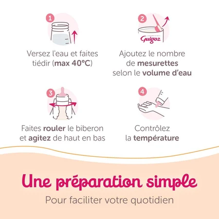 Guigoz Pelargon Lait En Poudre 2 De 6 à 12 Mois 780g
