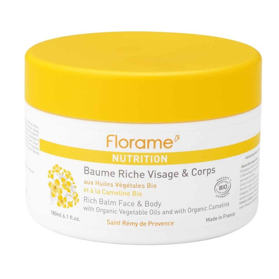 Florame Voedingsrijke Biologische Gezichts- en Lichaamsbalsem 180 ml