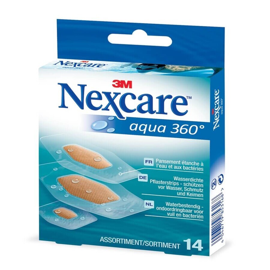 Nexcare Aqua 360° Pflaster X14