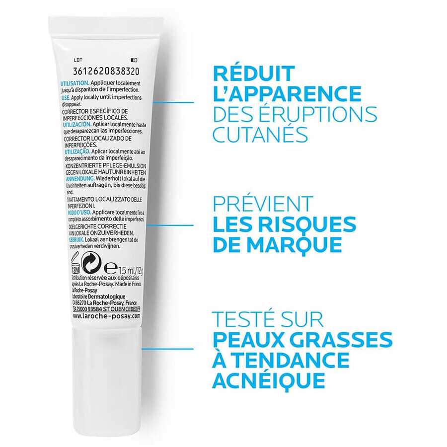 La Roche-Posay Effaclar tratament anti-imperfecțiuni 15ml