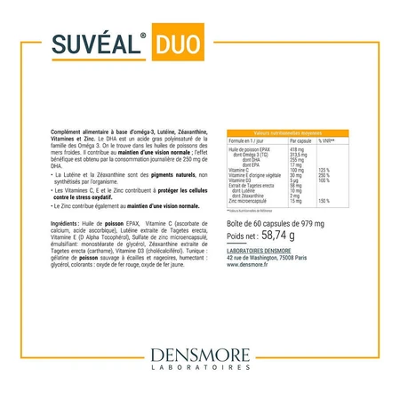 Densmore Suveal Duo Vision 90 capsules