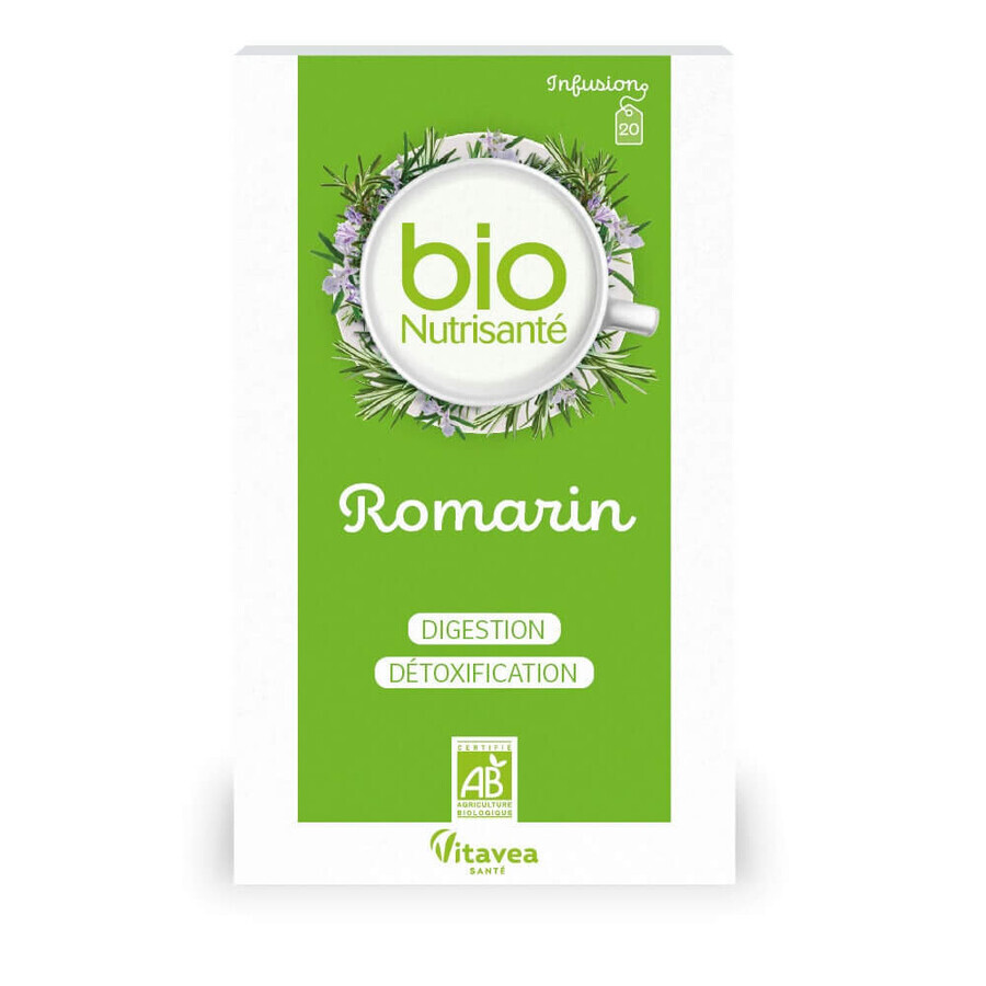 Boutique Vitavea Santé Infusion bio Romarin 20 sachets Vitavea Santé Infusion bio Romarin 20 sachets