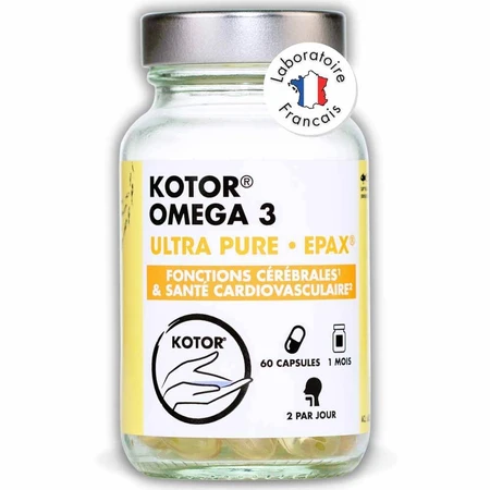Kotor Pharma Omega 3 Epax Función cerebral y salud cardiovascular 60 cápsulas