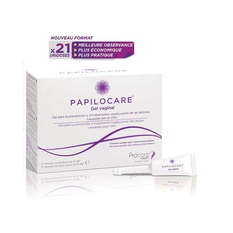 Boutique Procare Papilocare Gel Vaginal 21 canules unidoses 21x5ml Procare Papilocare Gel Vaginal 21 canules unidoses 21x5ml