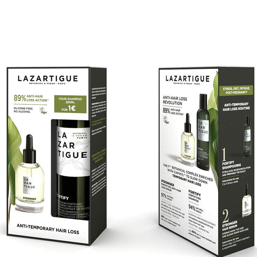 Lazartigue Coffret Anti Chute Réactionnelle 300ml