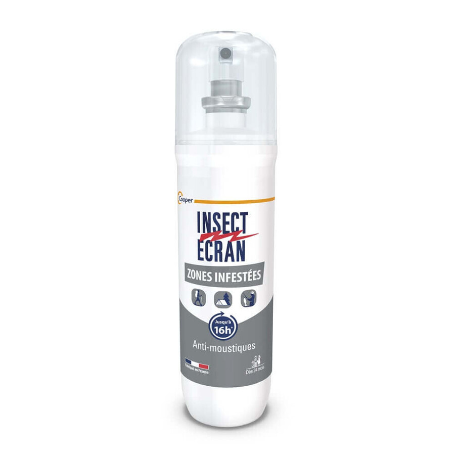 Insect Ecran Repellente per zanzare zone infestate da 24 mesi fino a 16 ore 100ml