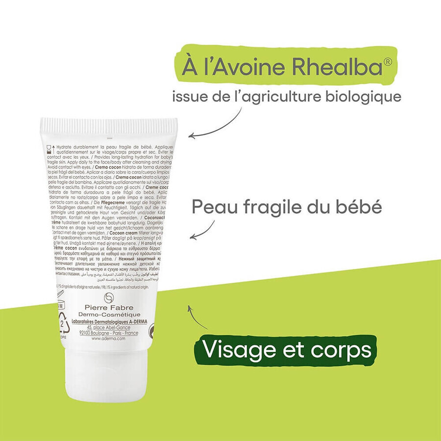 A-Derma Primalba Crema Hidratante 24h Coco Piel Frágil Bebé 50ml A-Derma Primalba Crema Hidratante 24h Coco Piel Frágil Bebé 50ml