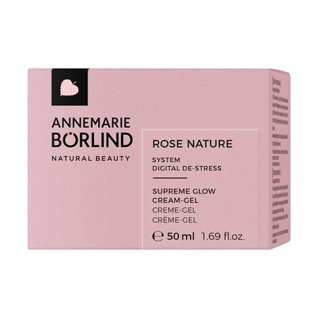 ANNEMARIE BÖRLIND Rose Nature Gel Crème Eclat Suprême Tous Types de Peaux 50ml