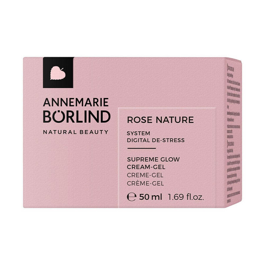 ANNEMARIE BÖRLIND Rose Nature Gel Cream Suprême Radiance Pour tous les types de peau 50ml