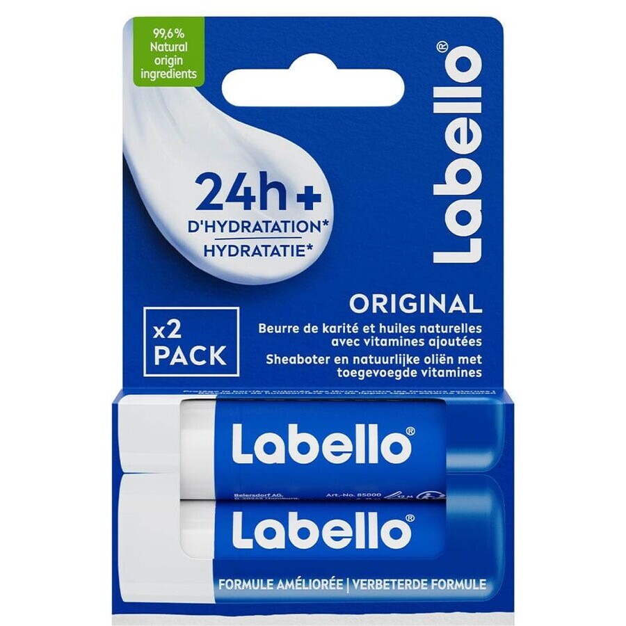 Cumpără Labello Lip Stick Original 2x4,8g Labello Lip Stick Original 2x4,8g