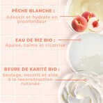 Energie Fruit Certified ORGANIC White Peach and Rice Water Body Delicacy PECHE BLANCHE ET EAU DE RIZ 200ML