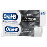 Oral-B 3D White Advanced Pasta dentífrica Luxe Carbón 75ml