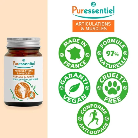 Puressentiel Articulaciones y Músculos S.O.S Flex 30 cápsulas