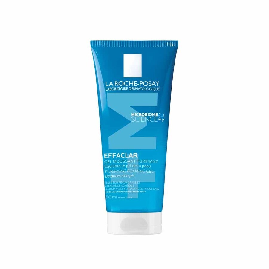 Boutique La Roche-Posay Effaclar Nettoyant visage Gel Moussant Peaux Grasses Tendance Acneique 200ml La Roche-Posay Effaclar Nettoyant visage Gel Moussant Peaux Grasses Tendance Acneique 200ml
