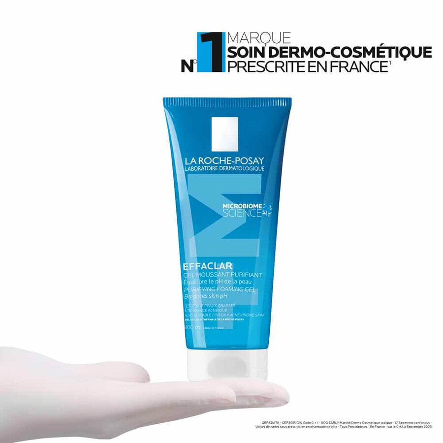 La Roche-Posay Effaclar Nettoyant visage Gel Moussant Peaux Grasses Tendance Acneique 200ml La Roche-Posay Effaclar Nettoyant visage Gel Moussant Peaux Grasses Tendance Acneique 200ml