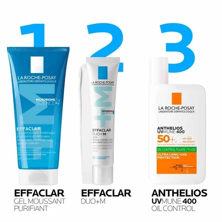 La Roche-Posay Effaclar gezichtsreiniger schuimende gel voor vette en acne-gerelateerde huid 200ml