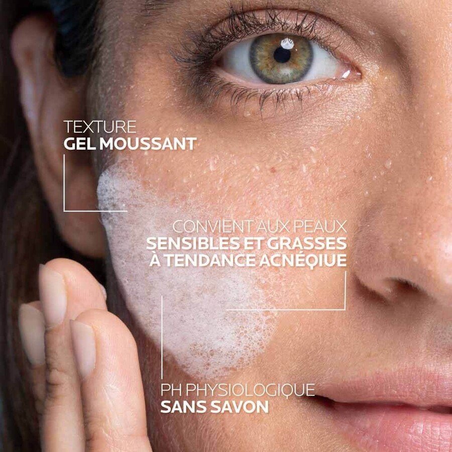 La Roche-Posay Effaclar Nettoyant visage Gel Moussant Peaux Grasses Tendance Acneique 200ml La Roche-Posay Effaclar Nettoyant visage Gel Moussant Peaux Grasses Tendance Acneique 200ml