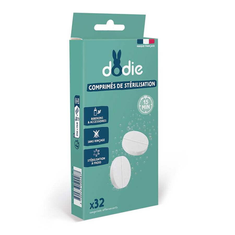 Boutique Dodie Comprimés de Stérilisation à Froid 15min Biberons et Accessoires Dodie Comprimés de Stérilisation à Froid 15min Biberons et Accessoires
