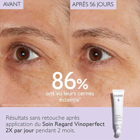 Caudalie Vinoperfect Illuminierende Augenpflege 15ml