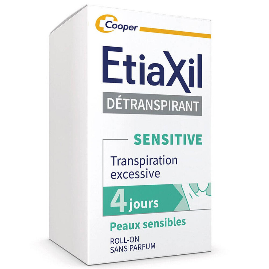 Buy Etiaxil Detraspirant Roll-on for Underarms Sensitive Skin 15ml Etiaxil Detraspirant Roll-on for Underarms Sensitive Skin 15ml